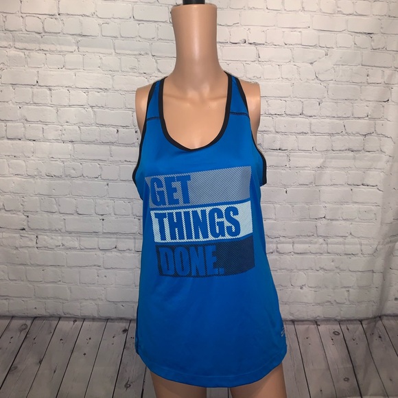 bcg Tops - Bcg Blue & White tank top size S